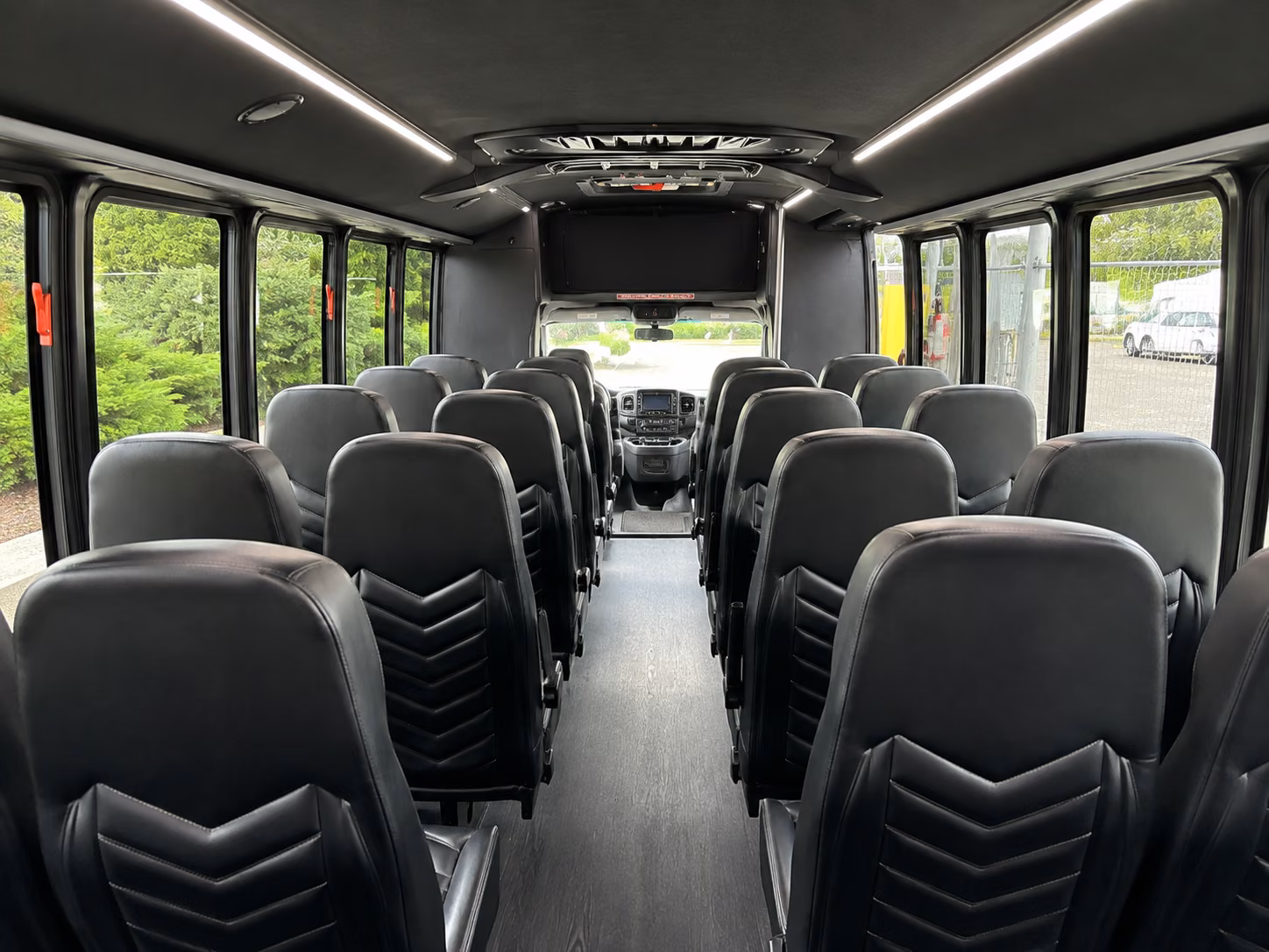 inglewood 20 passenger minibus inside
