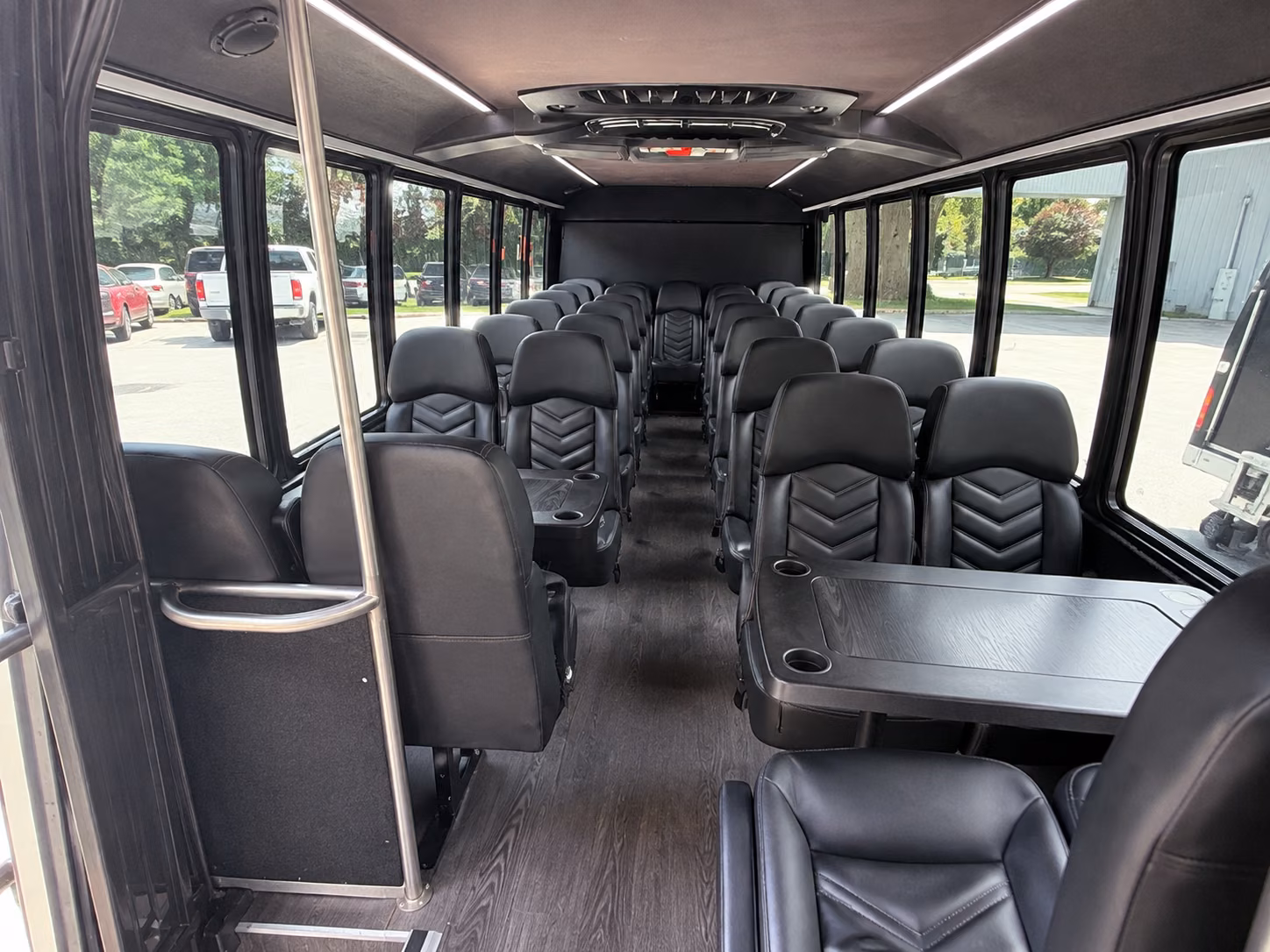 inglewood 20 passenger minibus interior