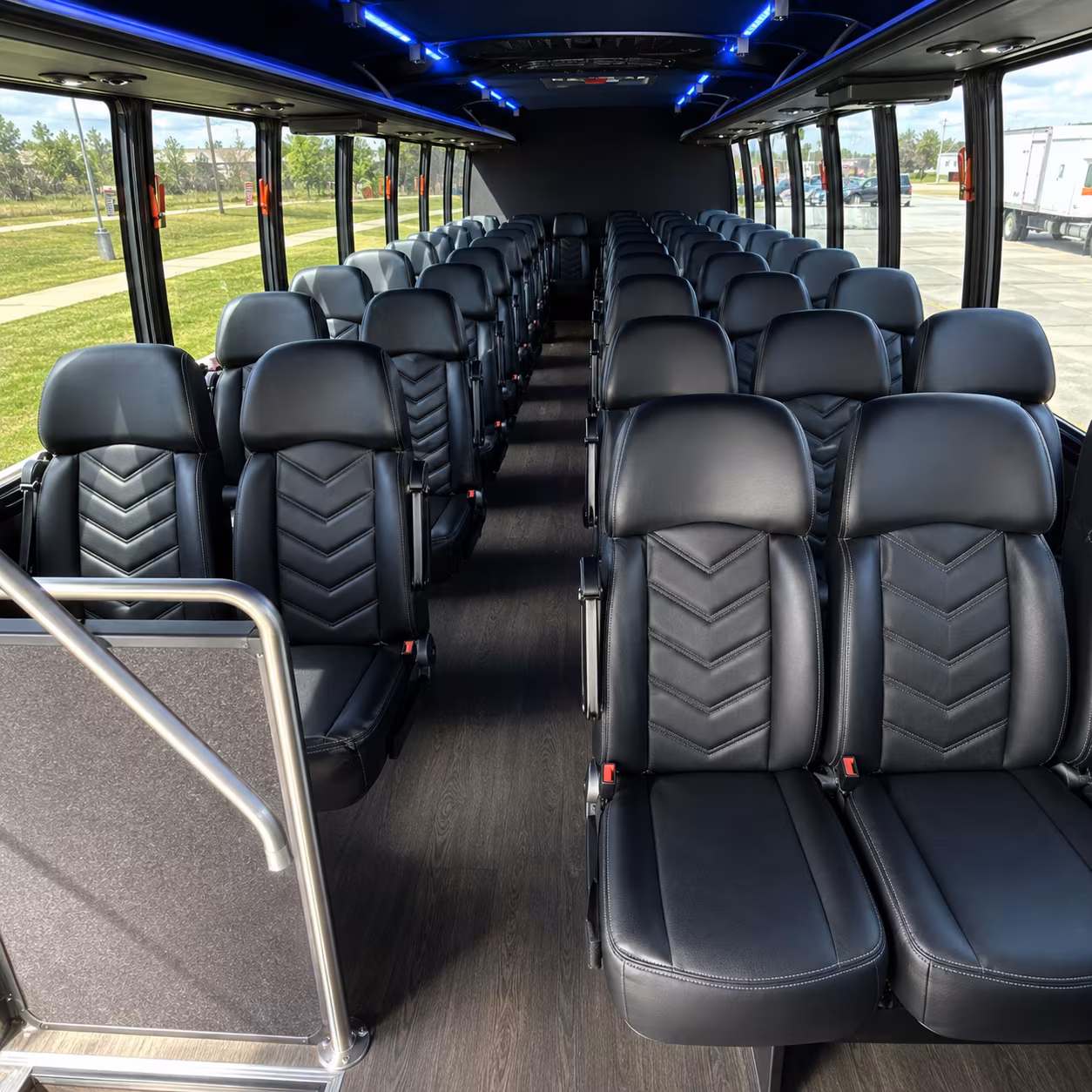 inglewood 25 passenger minibus inside