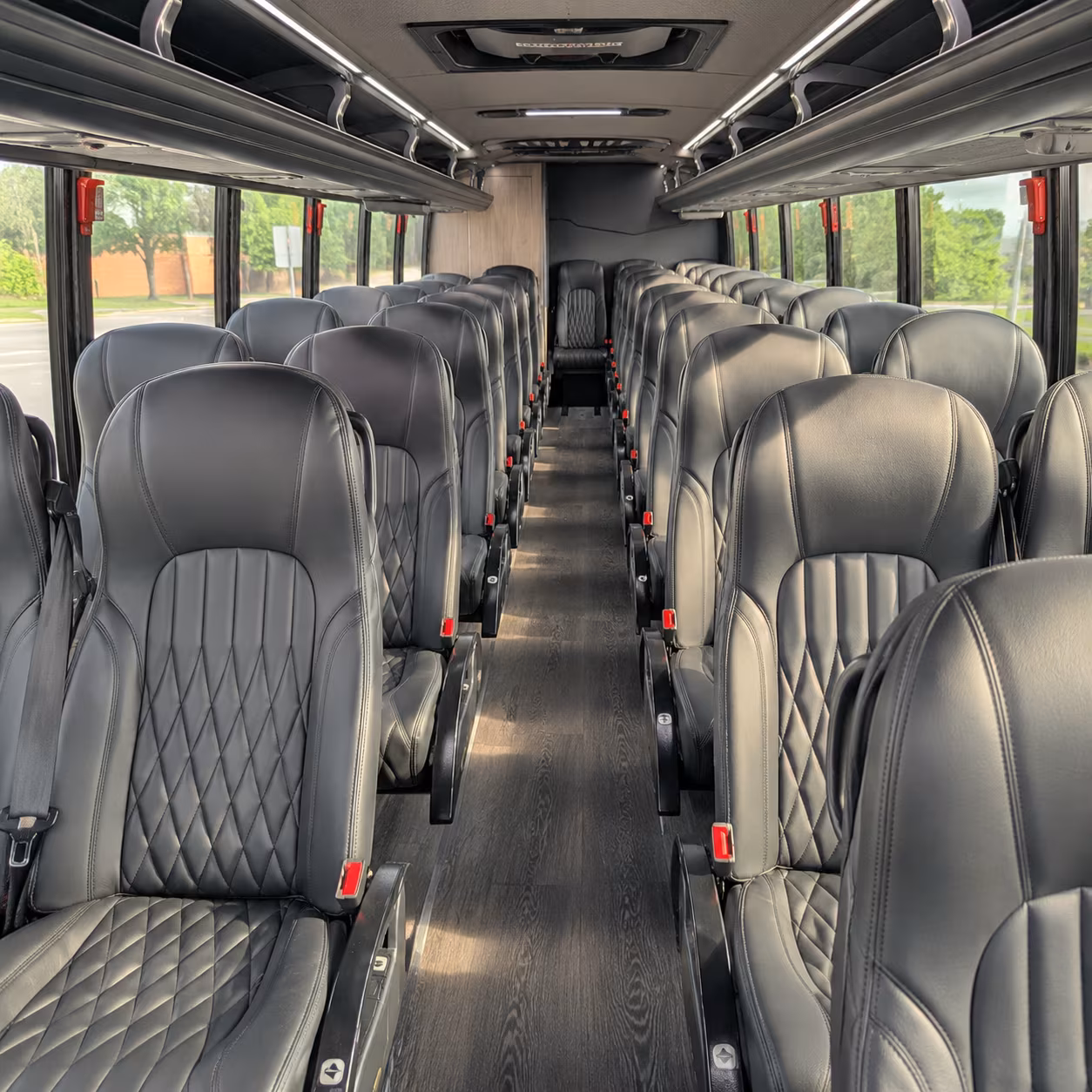 inglewood 30 passenger minibus interior