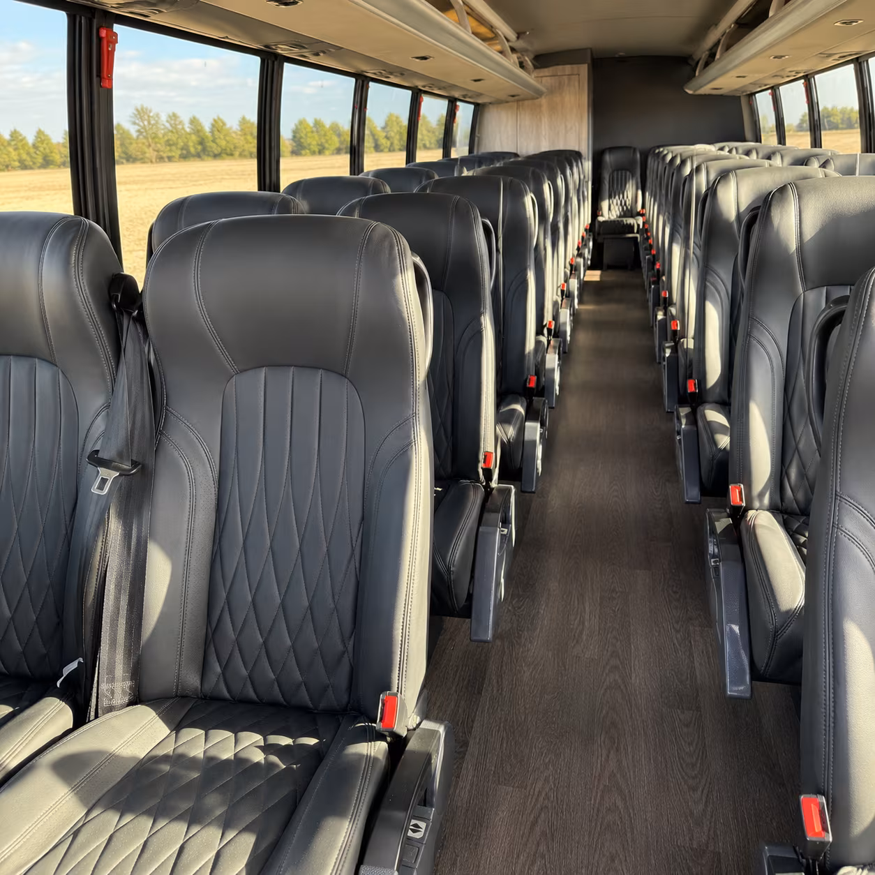 inglewood 35 passenger minibus inside