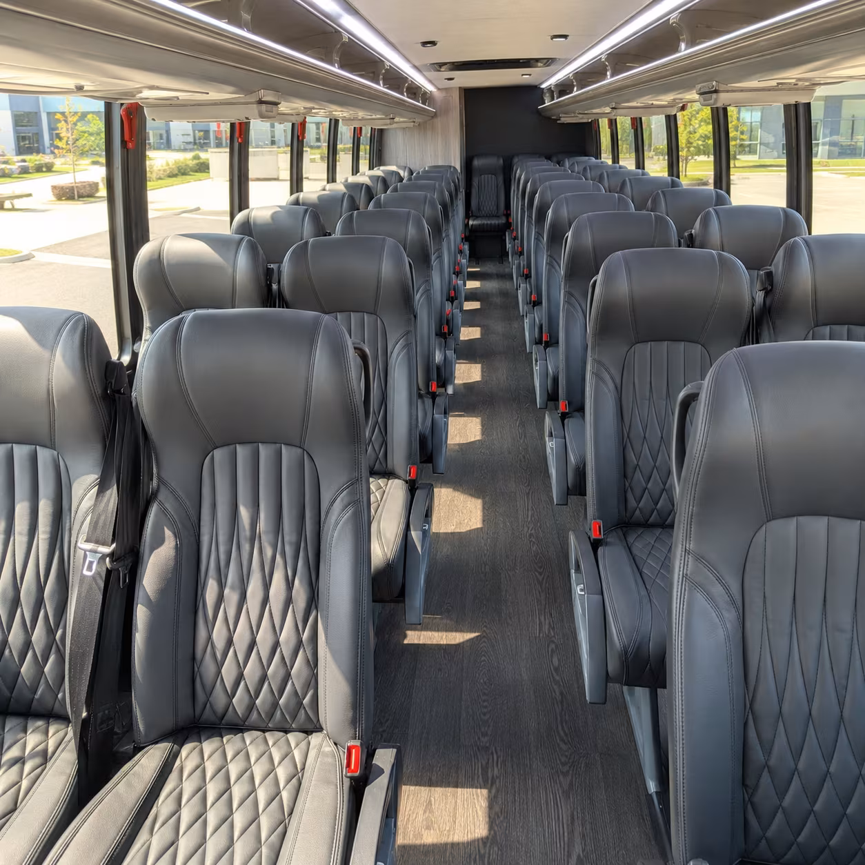 inglewood 35 passenger minibus interior