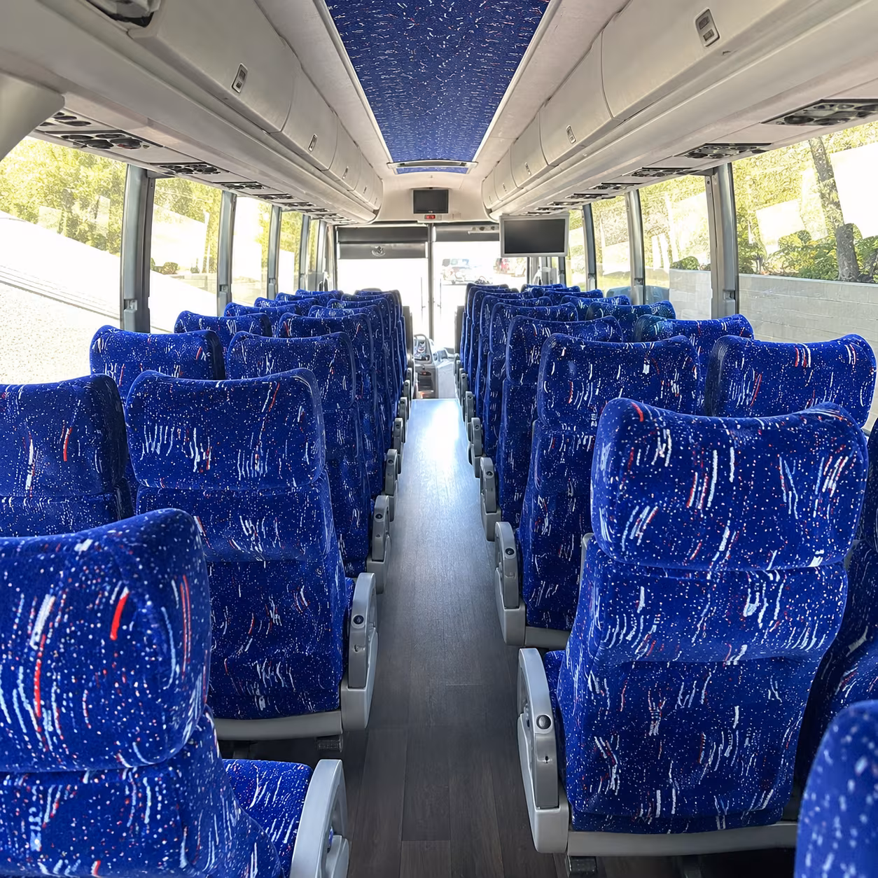inglewood 50 passenger charter bus interior