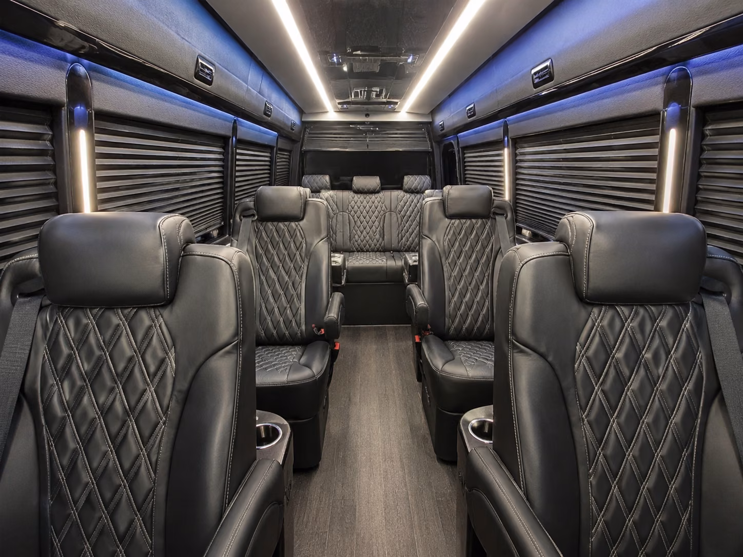 inglewood sprinter van with driver inside